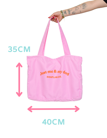JUST ME & MY DOG | Tote Bag Dog Mom Accesories