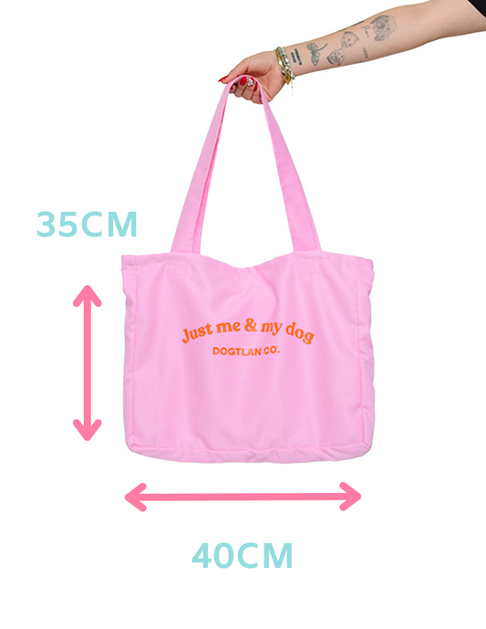JUST ME & MY DOG | Tote Bag Dog Mom Accesories