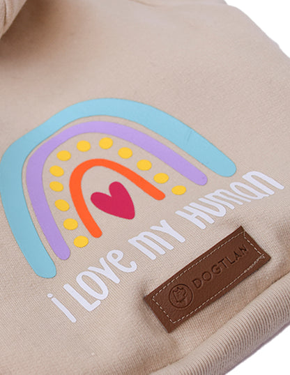 I LOVE MY HUMAN | Sudadera