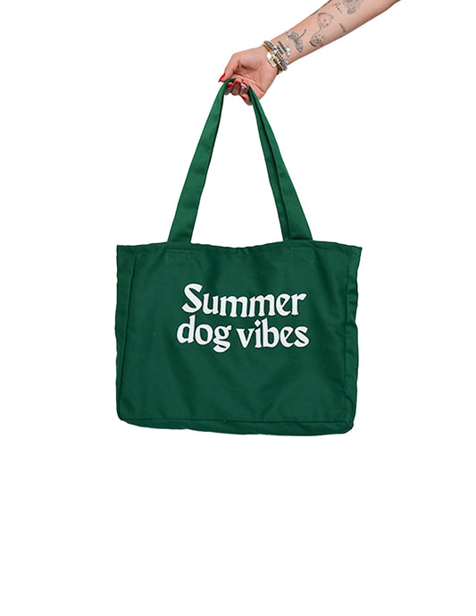 SUMMER DOG VIBES | Tote Bag Dog Mom Accesories