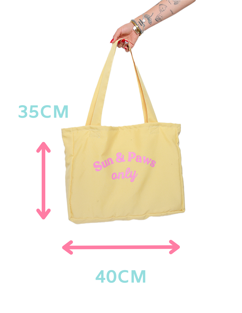 SUN & PAWS ONLY | Tote Bag Dog Mom Accesories